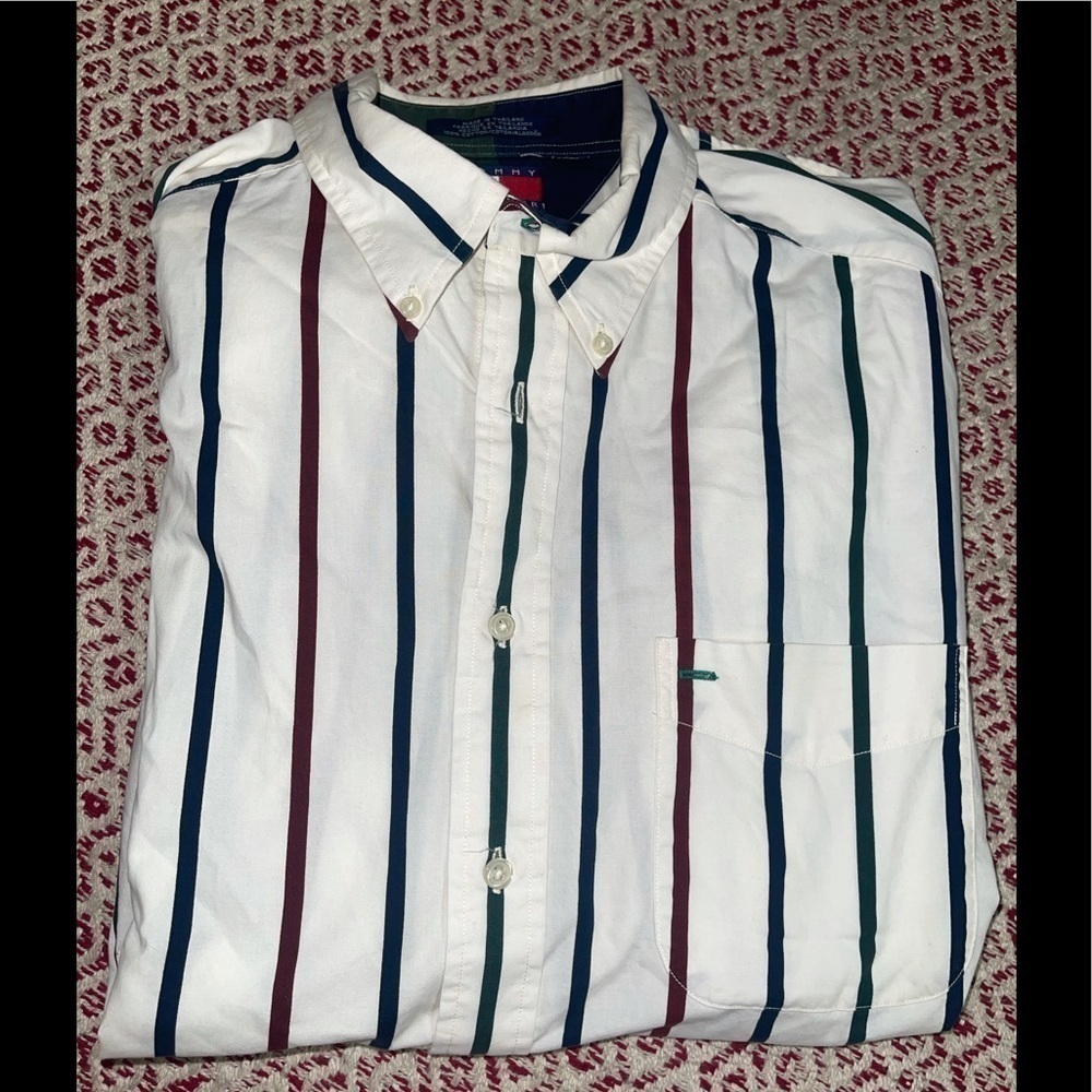tommy hilfiger button down shirt